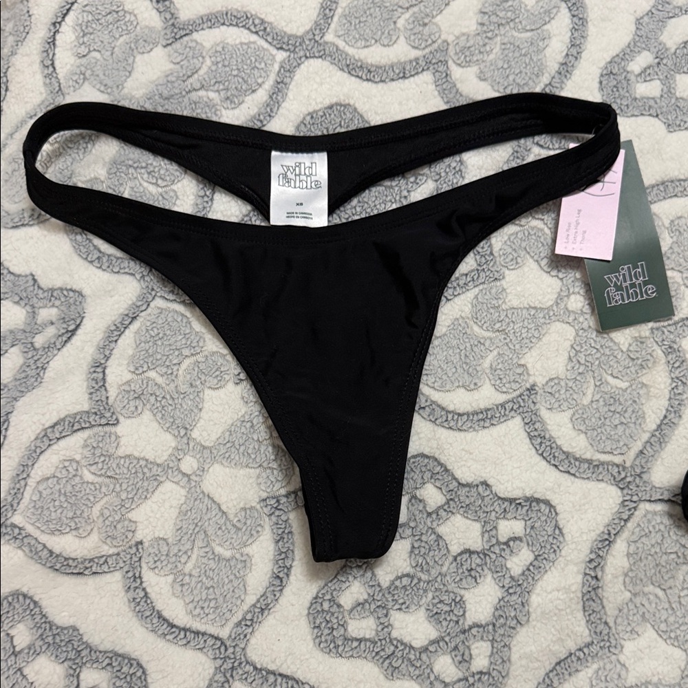 Wild Fable Classic Black Bikini Bottom